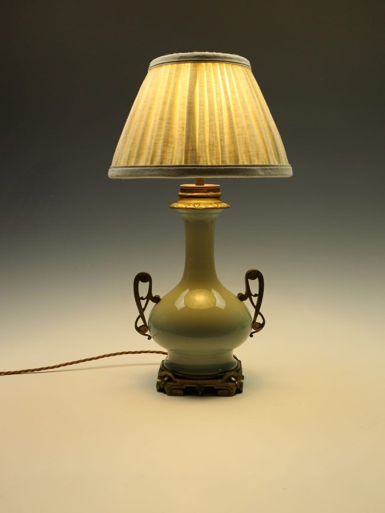 Small Empire Lampshade – Ecru With Stucco | Handmade In The Uk photo vinterior