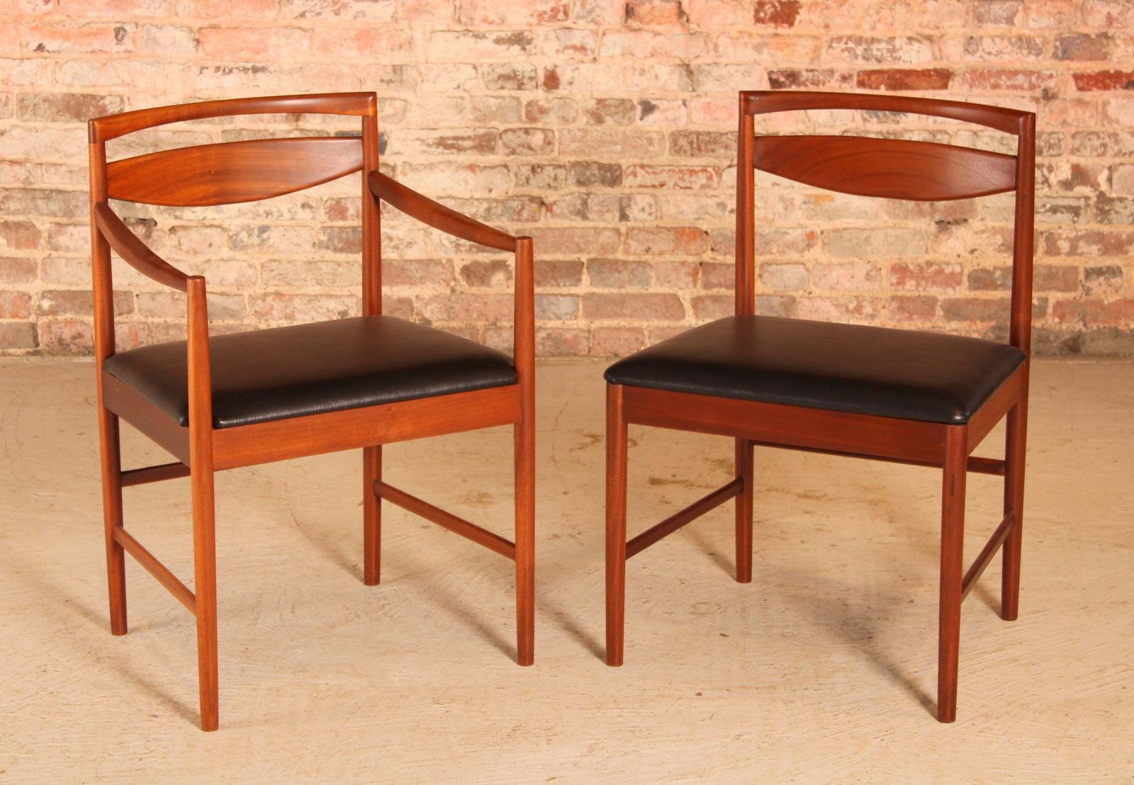 Set Of 6 Mid Century Teak Dining Chairs By McIntosh, Circa 1960s photo furniture