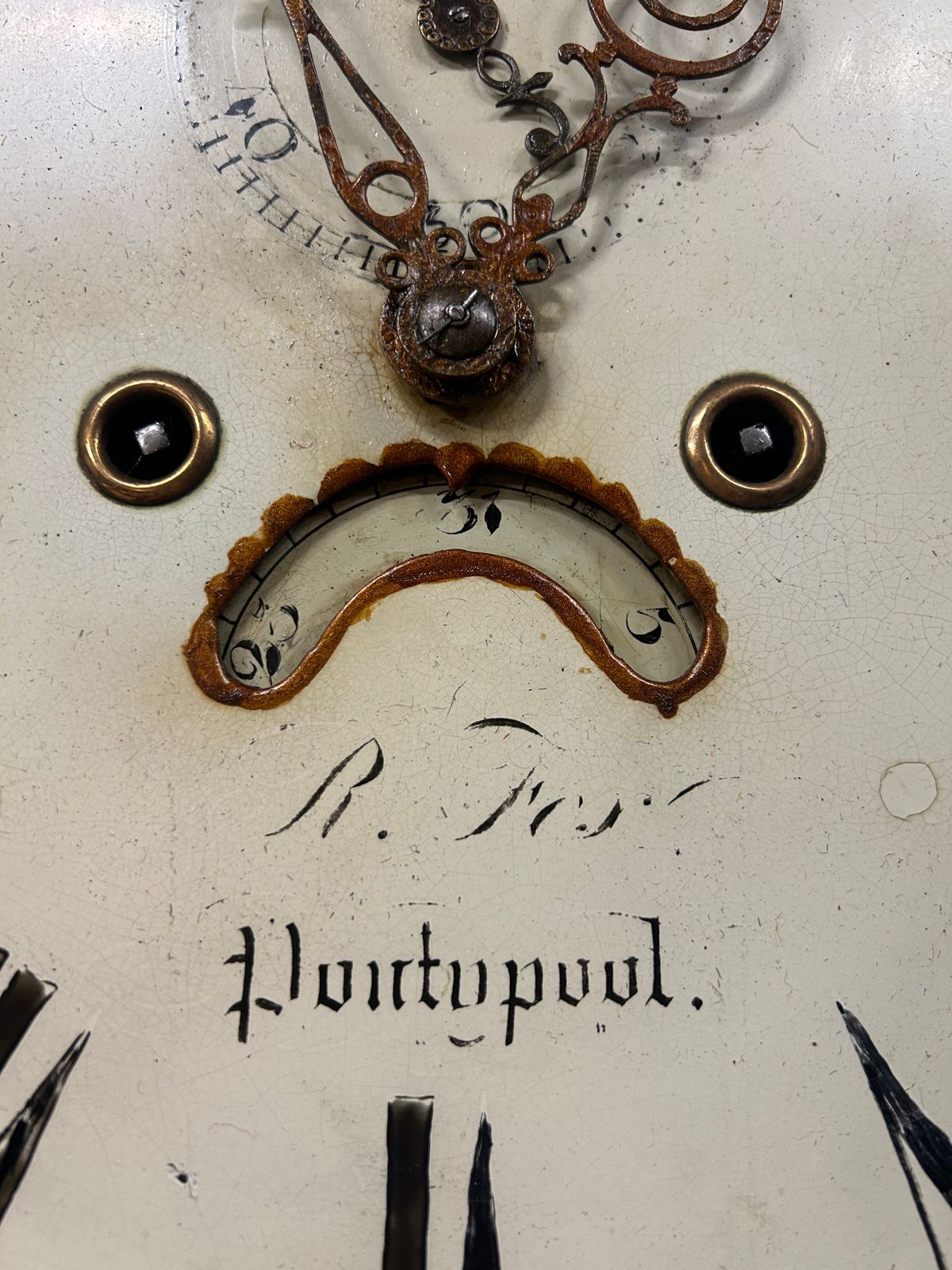 725.0 Antique Welsh Victorian Long Case Mahogany Grandfather Clock R Fox Of Pontypool photo