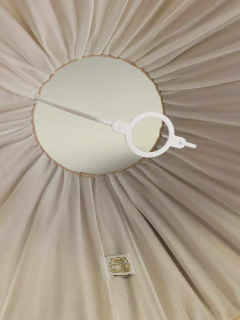 Large Empire Lampshade – Blush With Natural | Handmade In The Uk photo vinterior