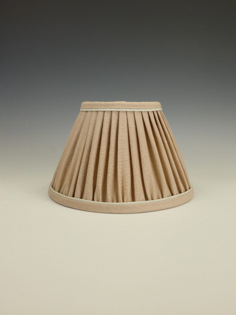 Small Empire Lampshade – Blush With Natural | Handmade In The Uk photo 185.0