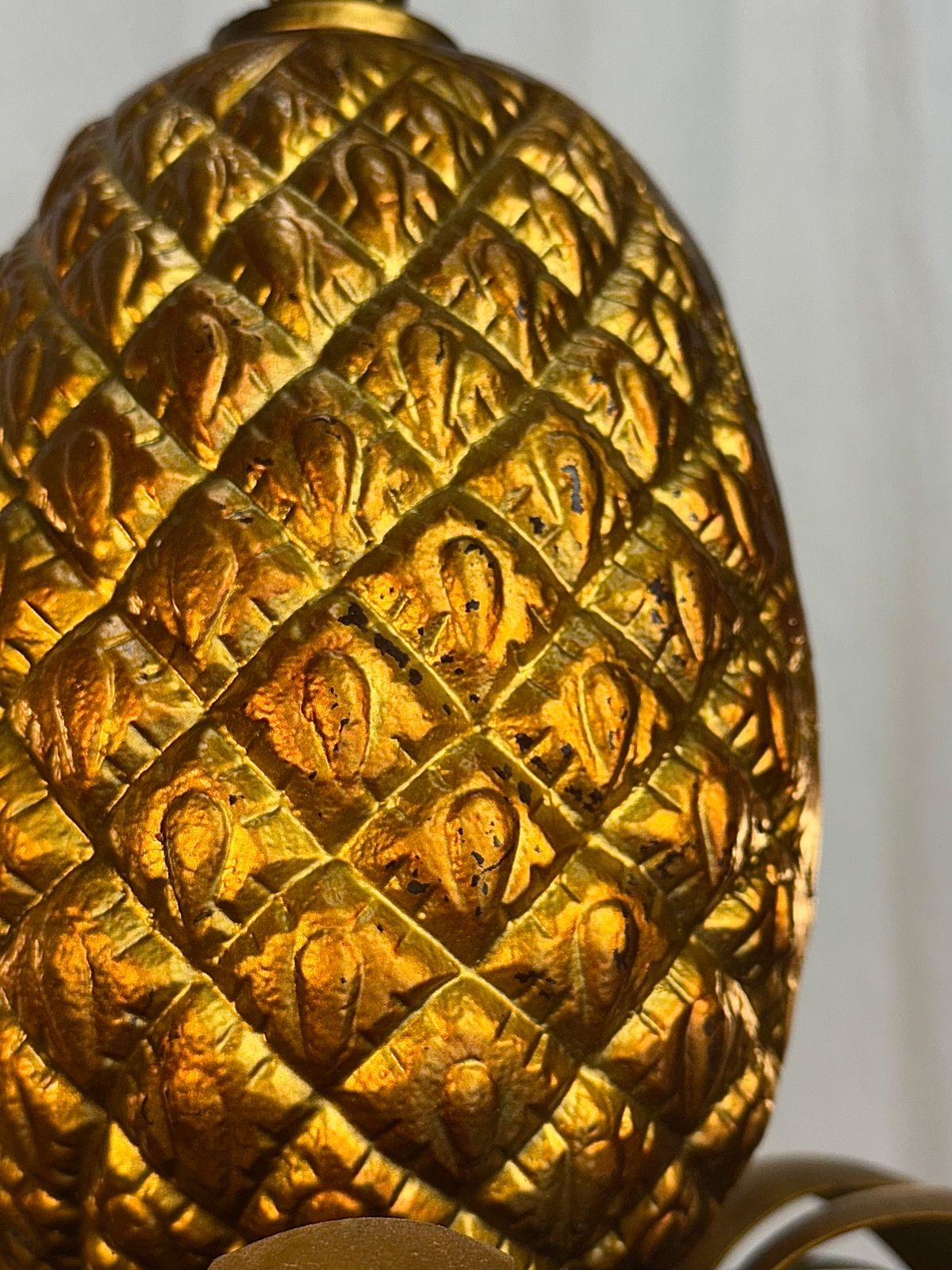 Gold Pineapple Pendant Chandelier By Graham And Green photo for sale