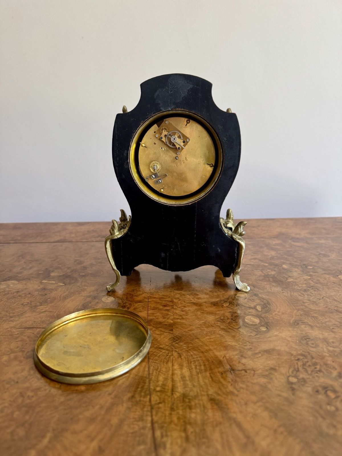 Quality Antique 19th Century French Boulle Mantle Clock photo Home Decor
