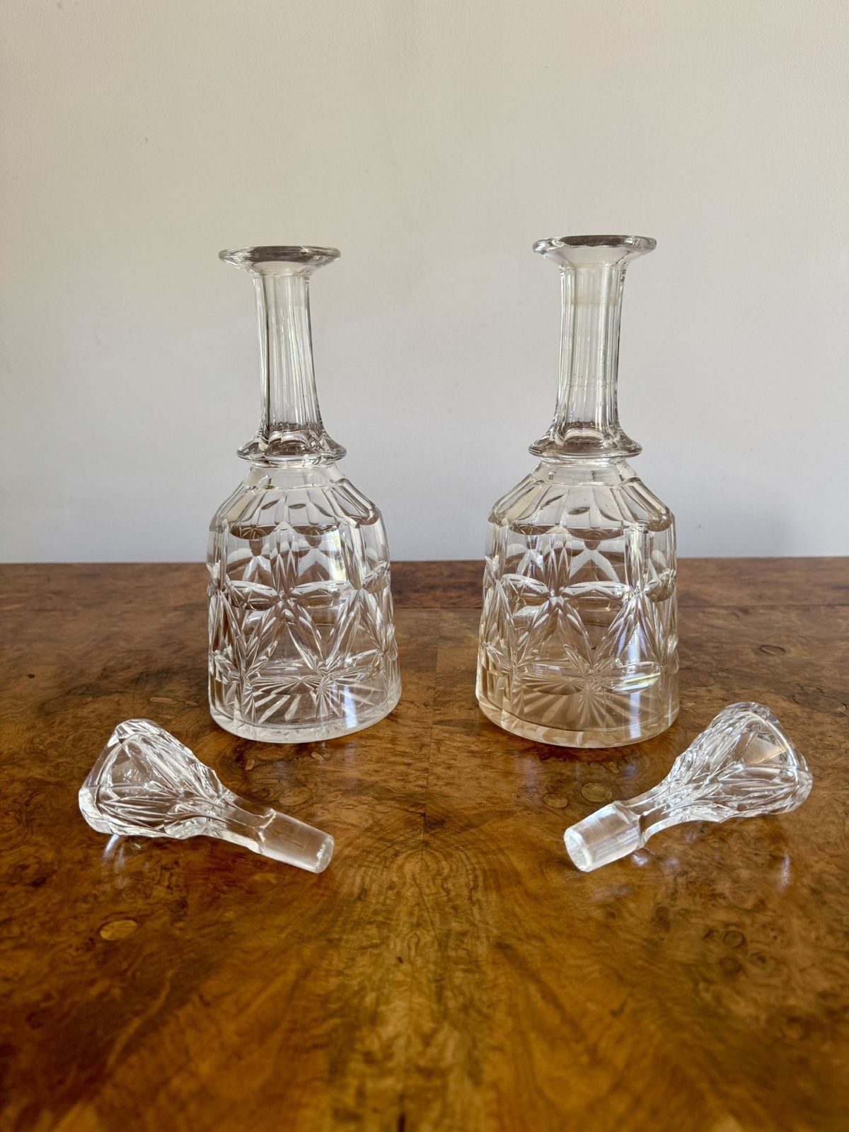 Pretty Pair Of Antique Decanters photo furniture
