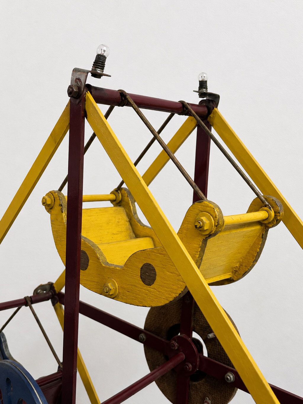 Vintage Scratch Built Circus Ferris Wheel Fairground Model Toy photo Home Decor