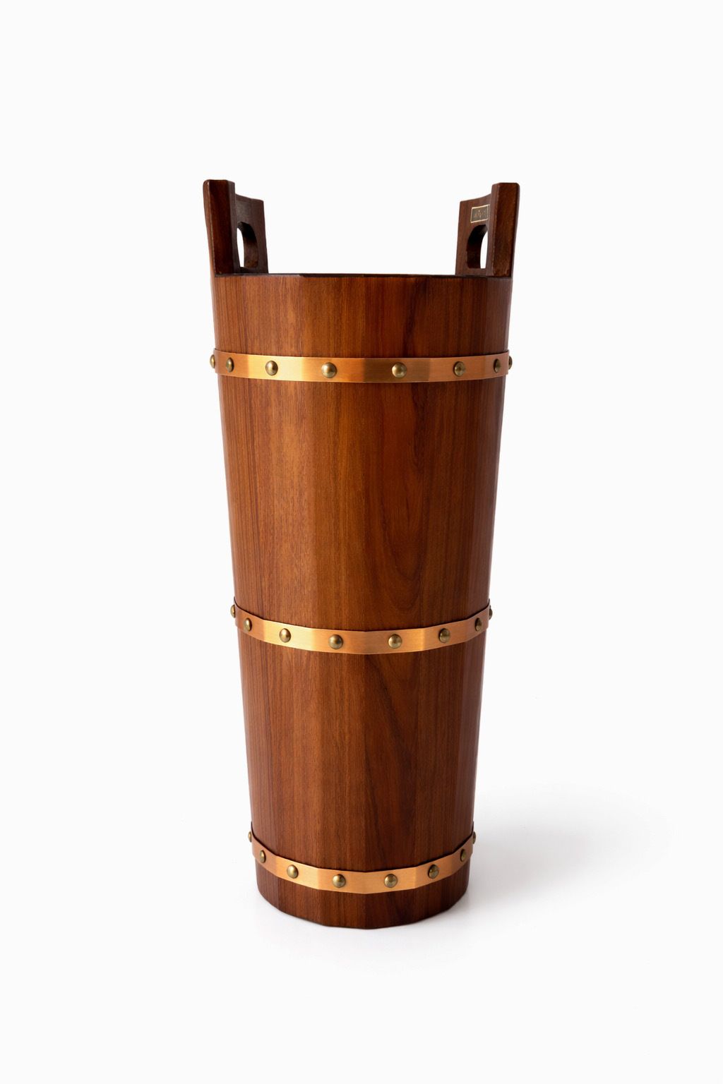 Mid Century Modern Teak Umbrella Holder From Jh Fabrikerna, Sweden, 1950s photo 365.0