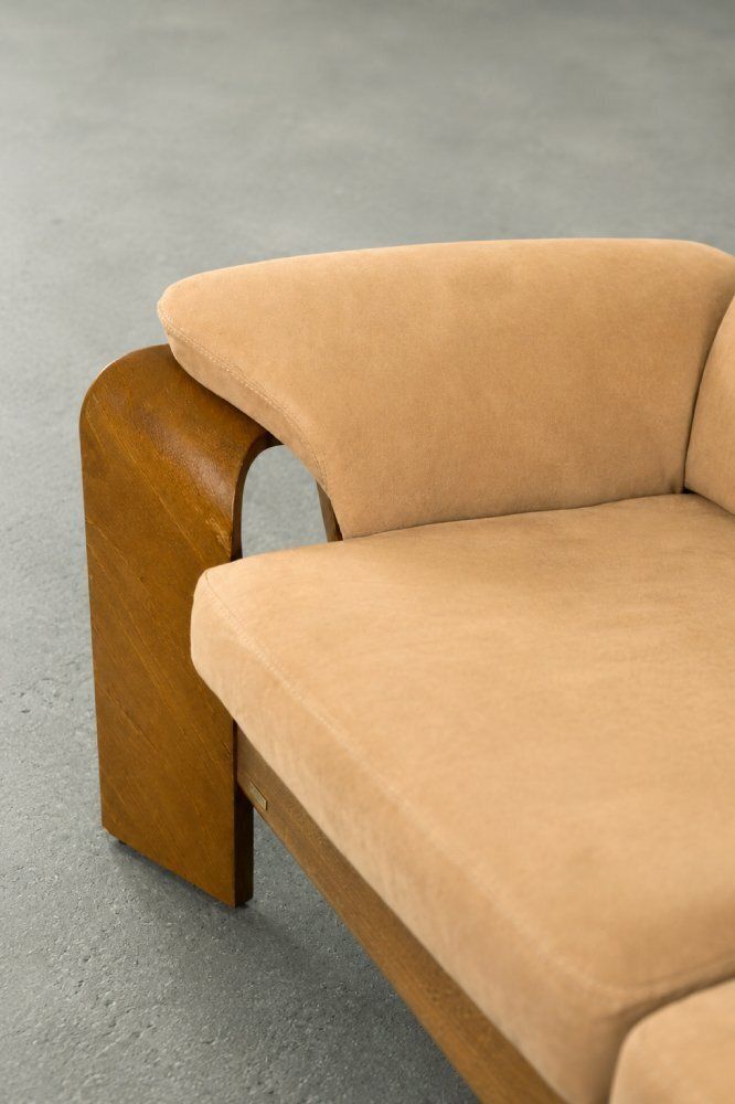 5121.0 Mid Century Norwegian Modern Pegasus 2 Seater Sofa With Low Back From Ekornes, 2000s photo