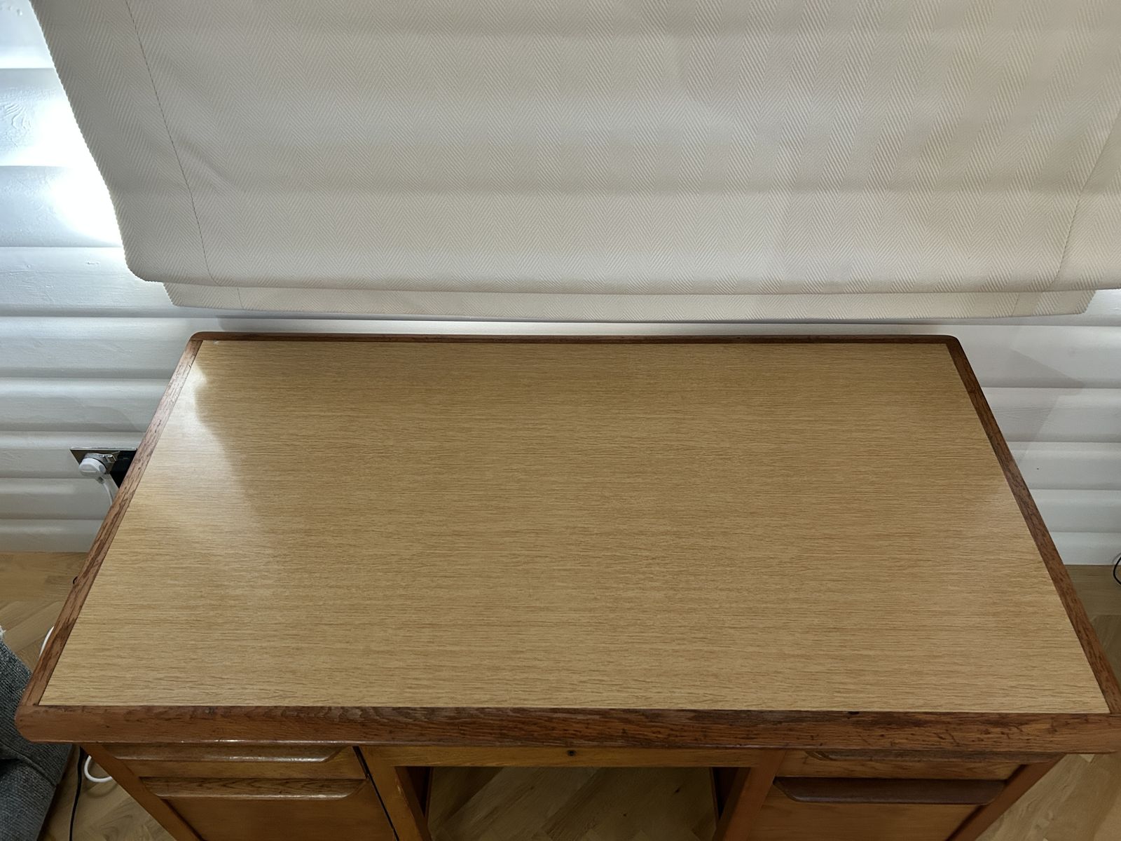Antique Wooden Teacher Desk photo 795.0