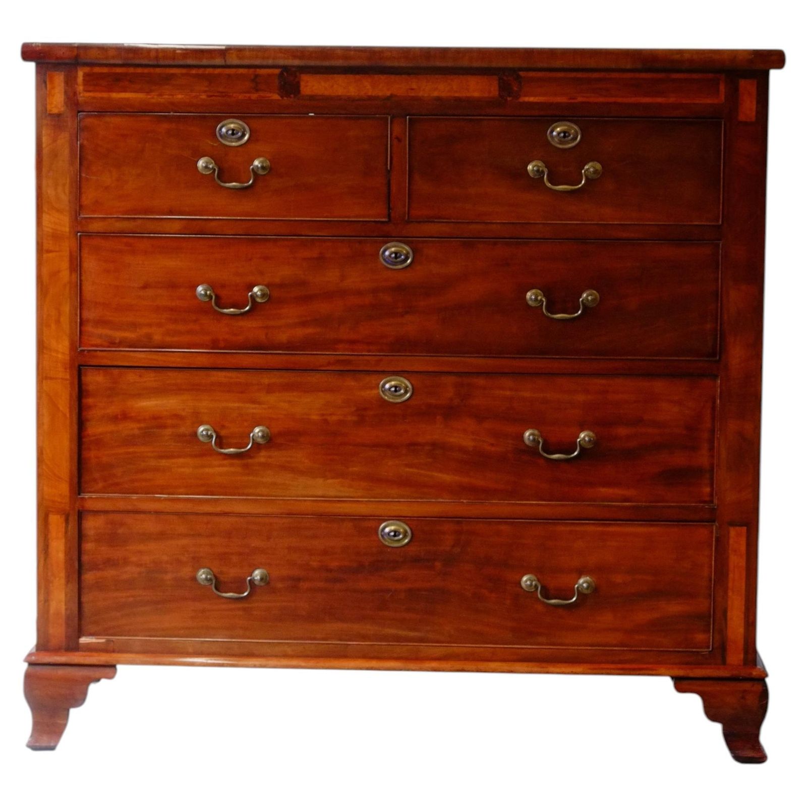 Very Large English Victorian Mahogany Chest Of Drawers / Credenza