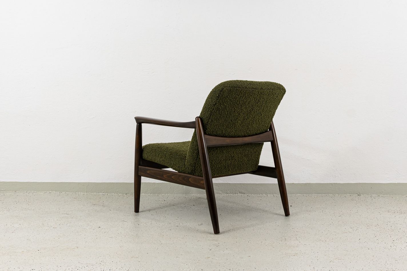 Mid-Century Modern Fauteuil van Edmund Homa, GFM, Polen, jaren 1960 photo for sale