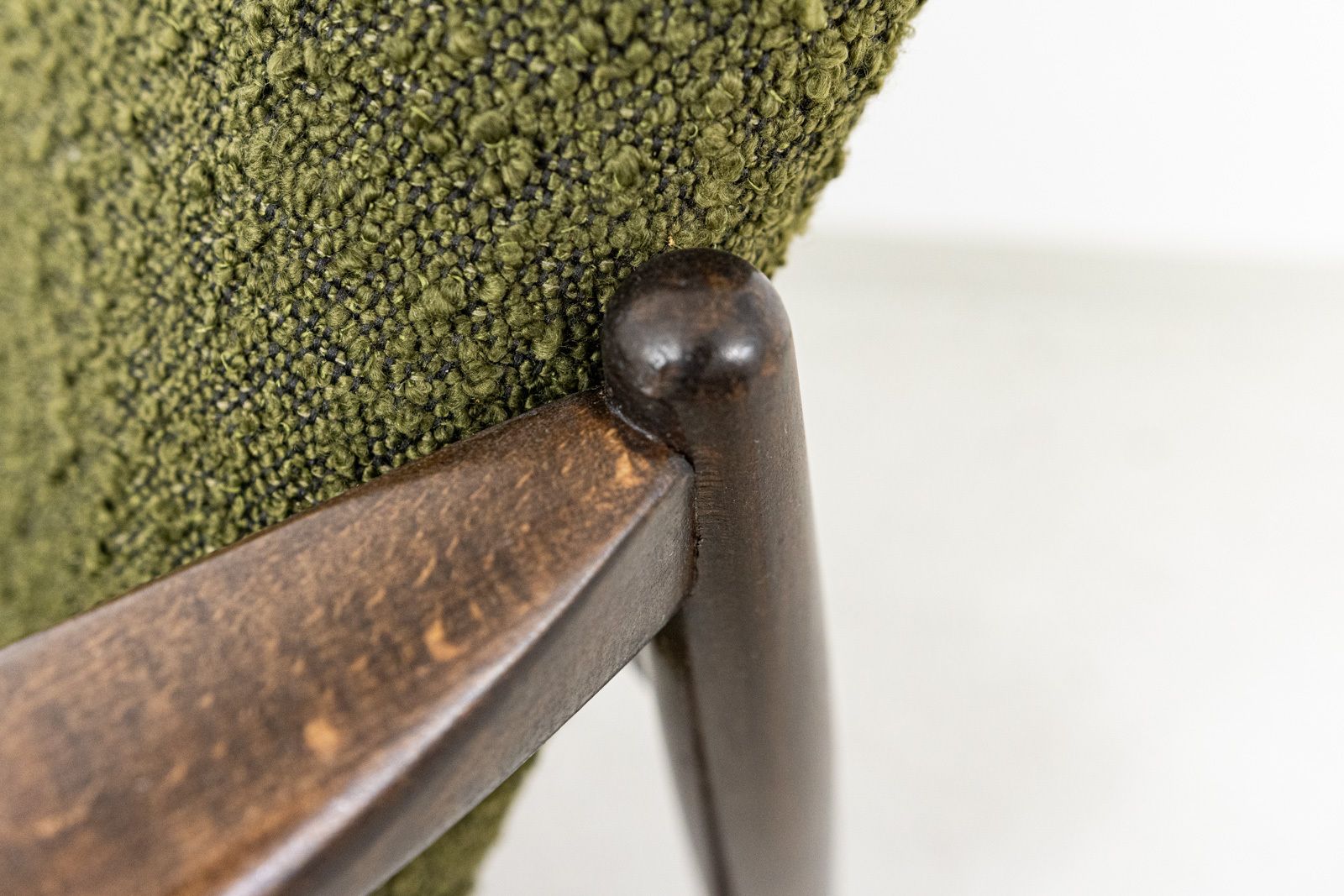 photo vinterior Mid Century Modern Armchair By Edmund Homa, Gfm, Poland, 1960's