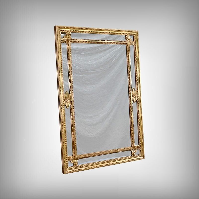 Large Mirror With Parcloses, Louis XVI Style – Mid 20th Century photo furniture