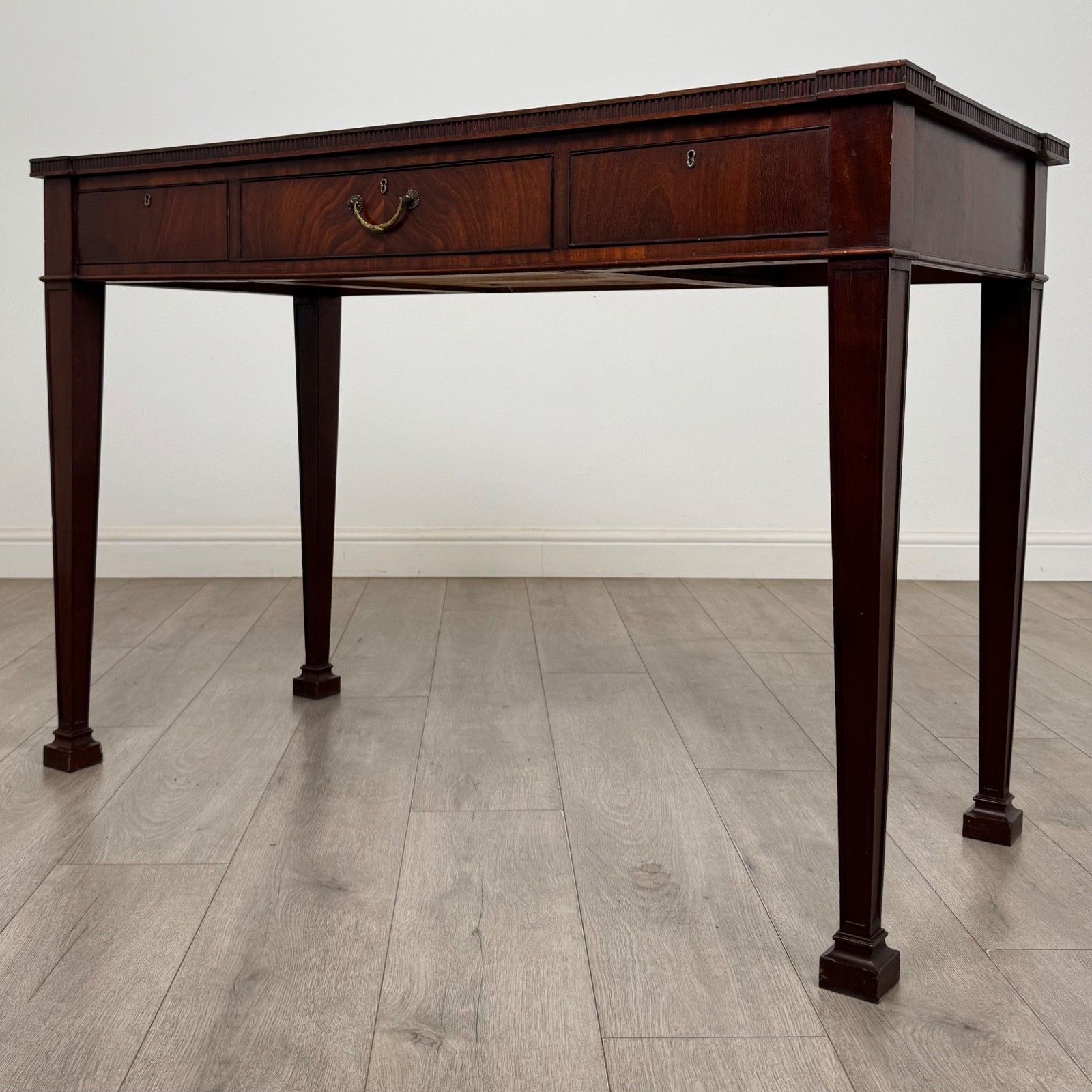 Antique 20th Century Regency Style Writing Table In Mahogany ( Af 5760 ) photo furniture