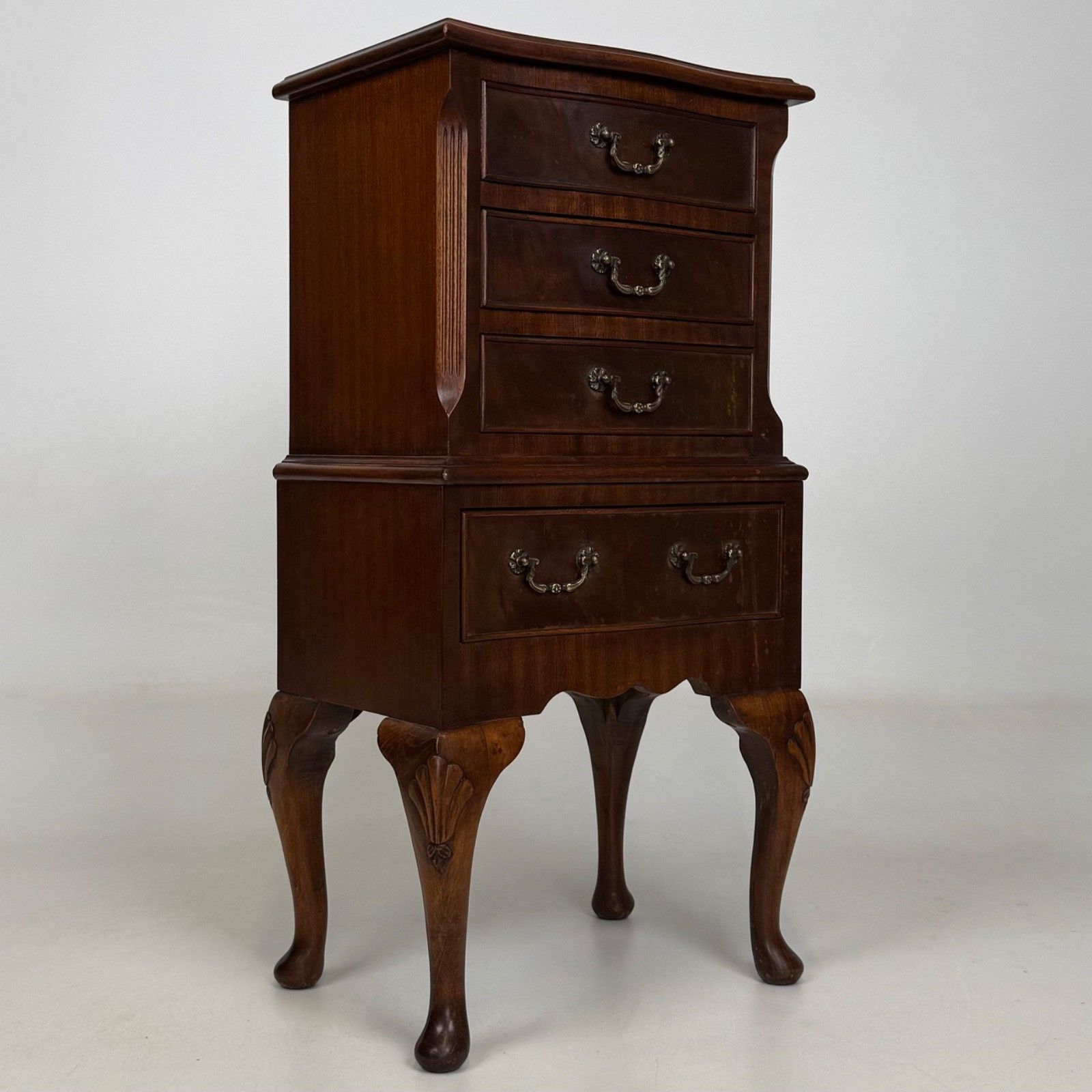 Antique 20th Century Small Edwardian Chest Of Drawers ( Af 5790 ) photo vintage