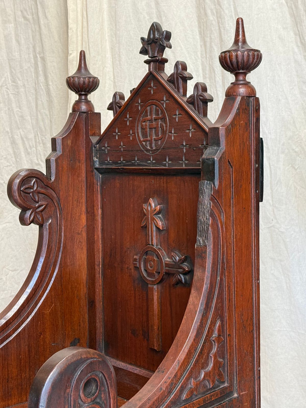 Alton Abbey Confession Chair Bishops Chair Gothic Church Chair photo Furniture