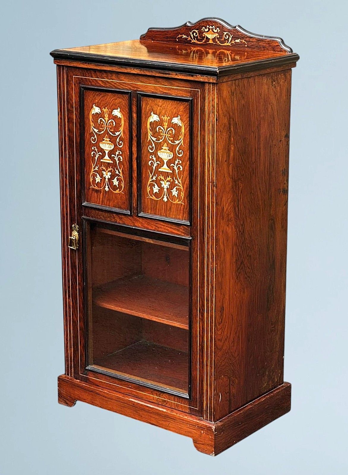 Edwardian Inlaid Rosewood Cabinet photo Furniture