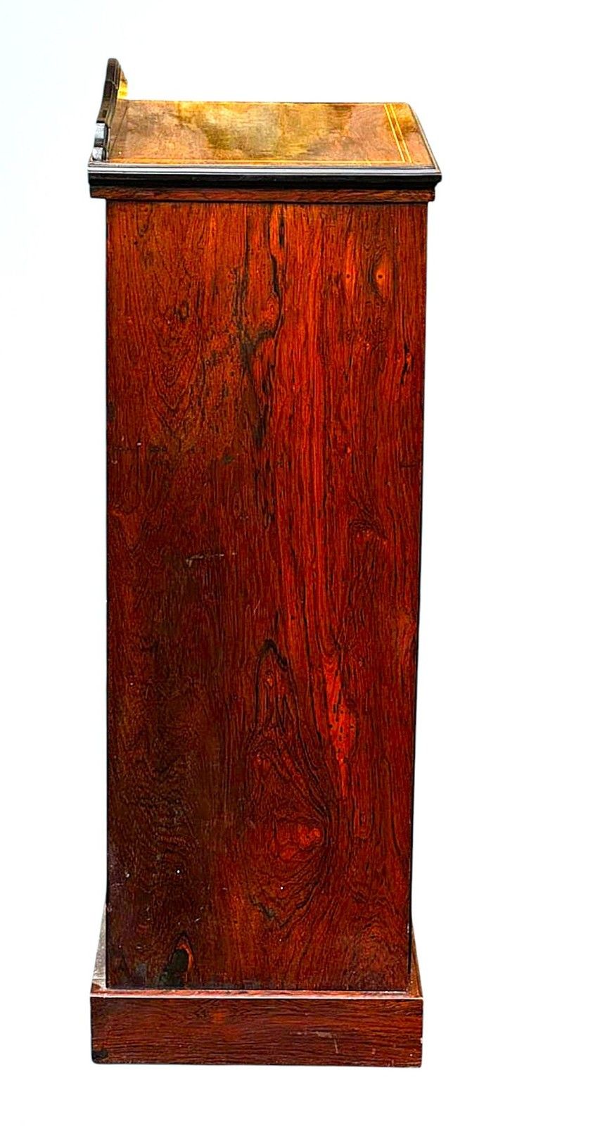 photo vintage Edwardian Inlaid Rosewood Cabinet