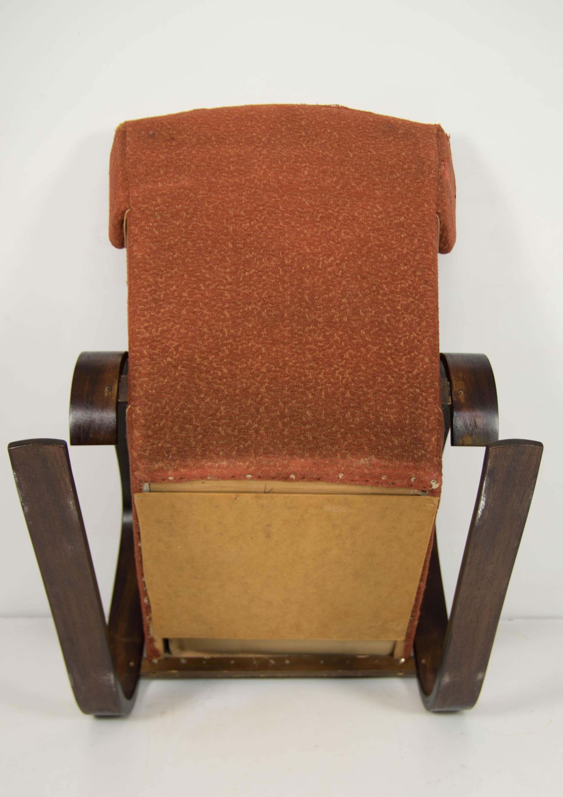 Furniture Rare Wingback Bentwood Tank Armchair By Navratil, Czechoslovakia, 1930s photo