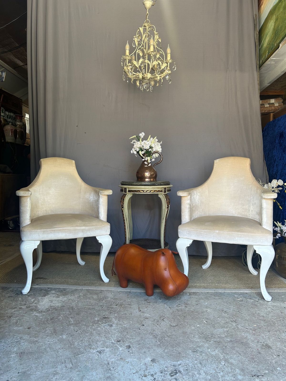 Pair Of Italian Art Deco Velvet Armchairs Ipe Visionary Luxury Decoration Chairs