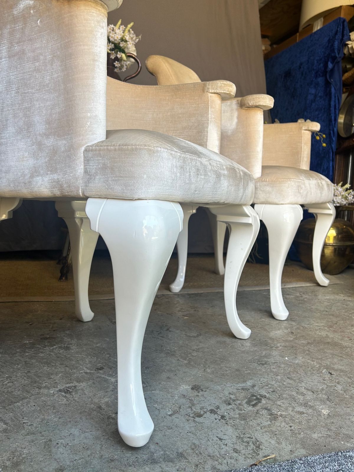 Furniture Pair Of Italian Art Deco Velvet Armchairs Ipe Visionary Luxury Decoration Chairs photo