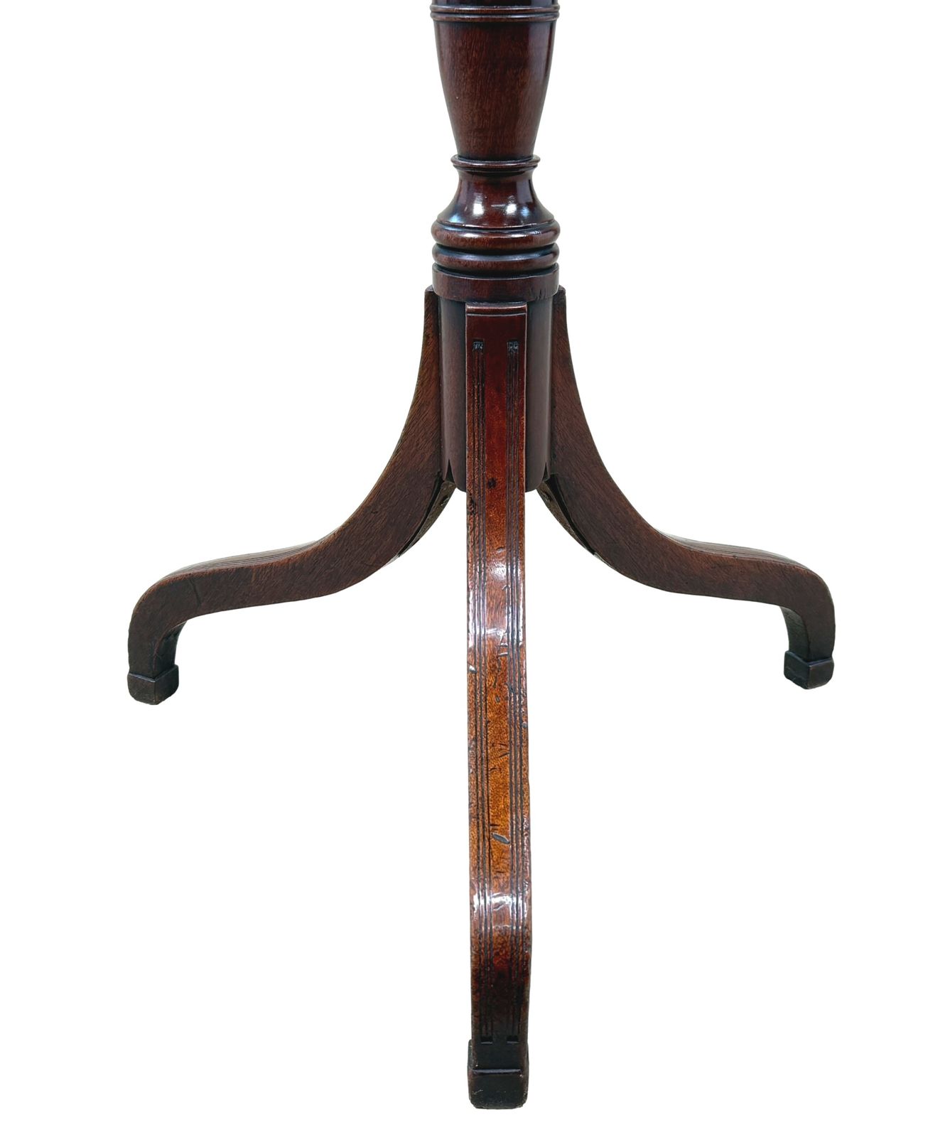 Table à vin circulaire georgienne en acajou, XVIIIe siècle (Angleterre, vers 1780) photo vintage