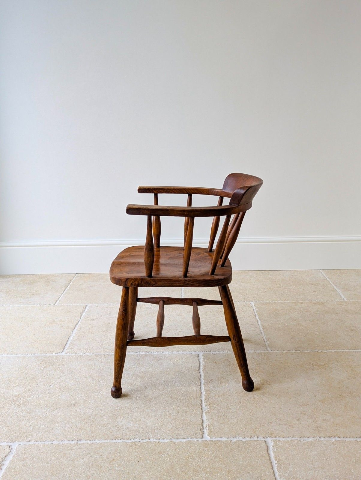 Arts & Crafts Style Elm And Beech Desk Chair 1940’s photo Furniture