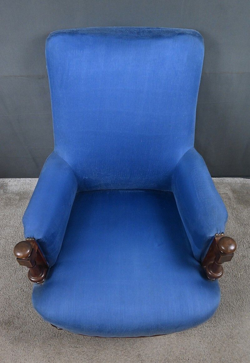 Walnut Bergère Armchair – Early 20th Century photo Furniture