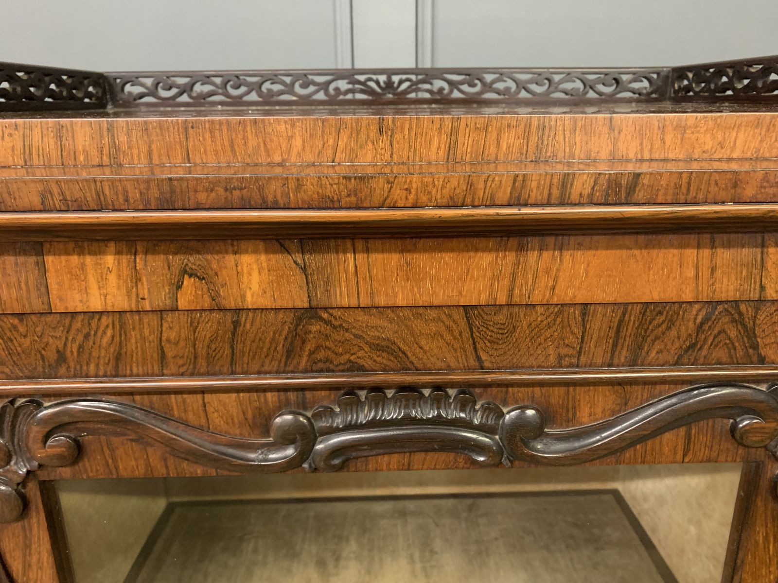 Victorian Rosewood Bookcase Cabinet By James Winter photo vinterior