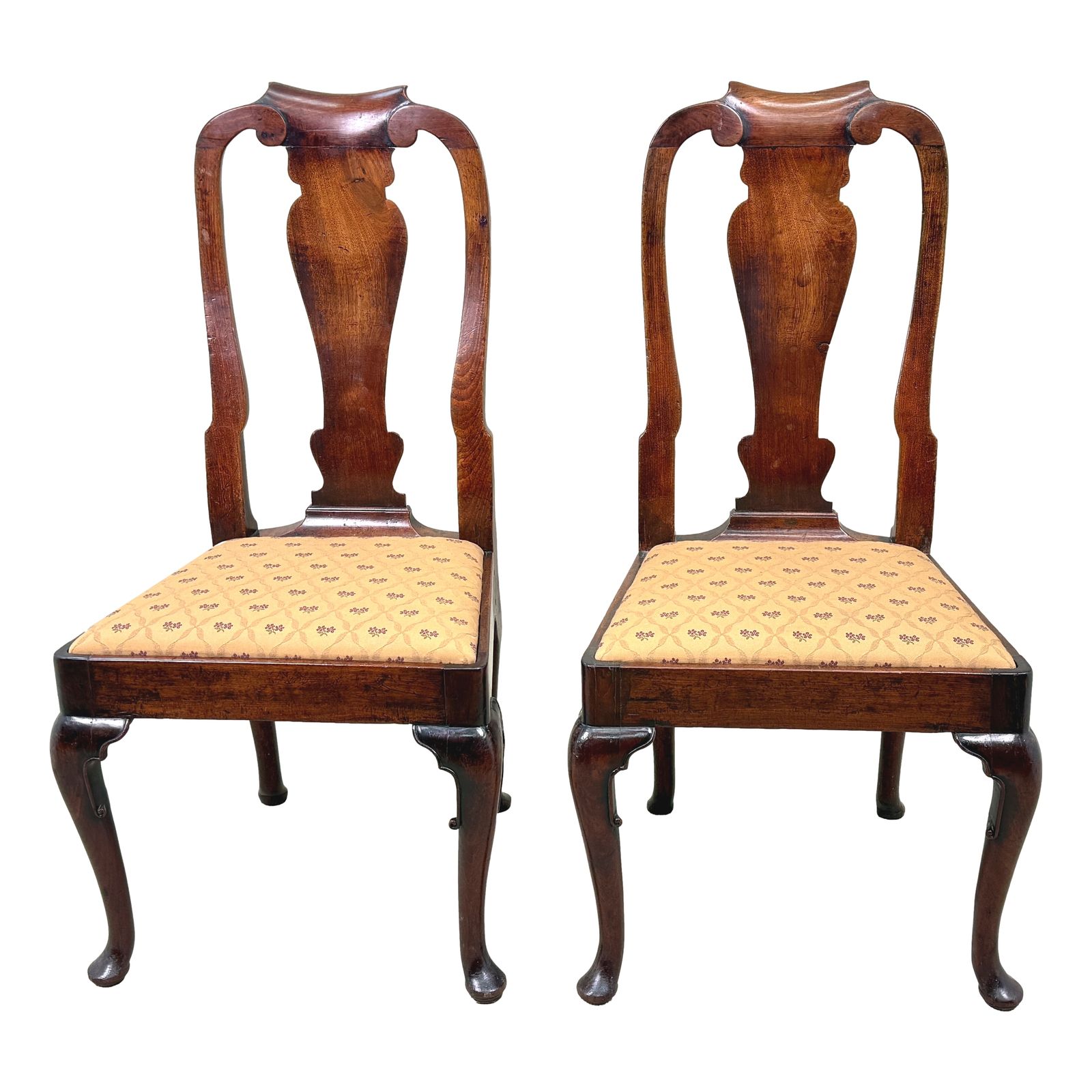 11800.0 Harlequin Set Of 10 Early 18th Century Walnut Dining Chairs (England, Circa 1715) photo