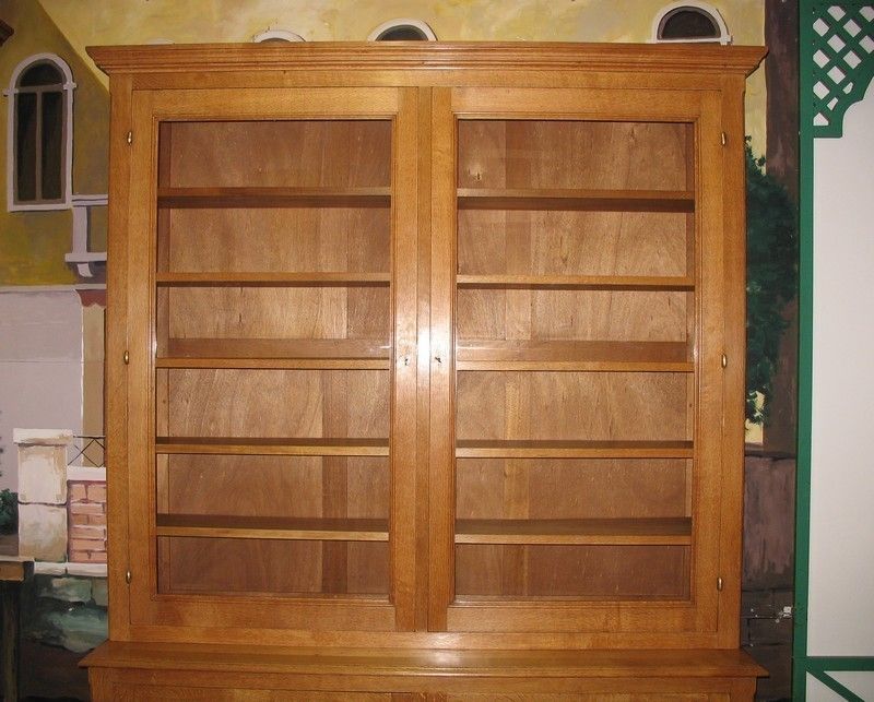 Two Body Library In 20th Century Oak photo for sale