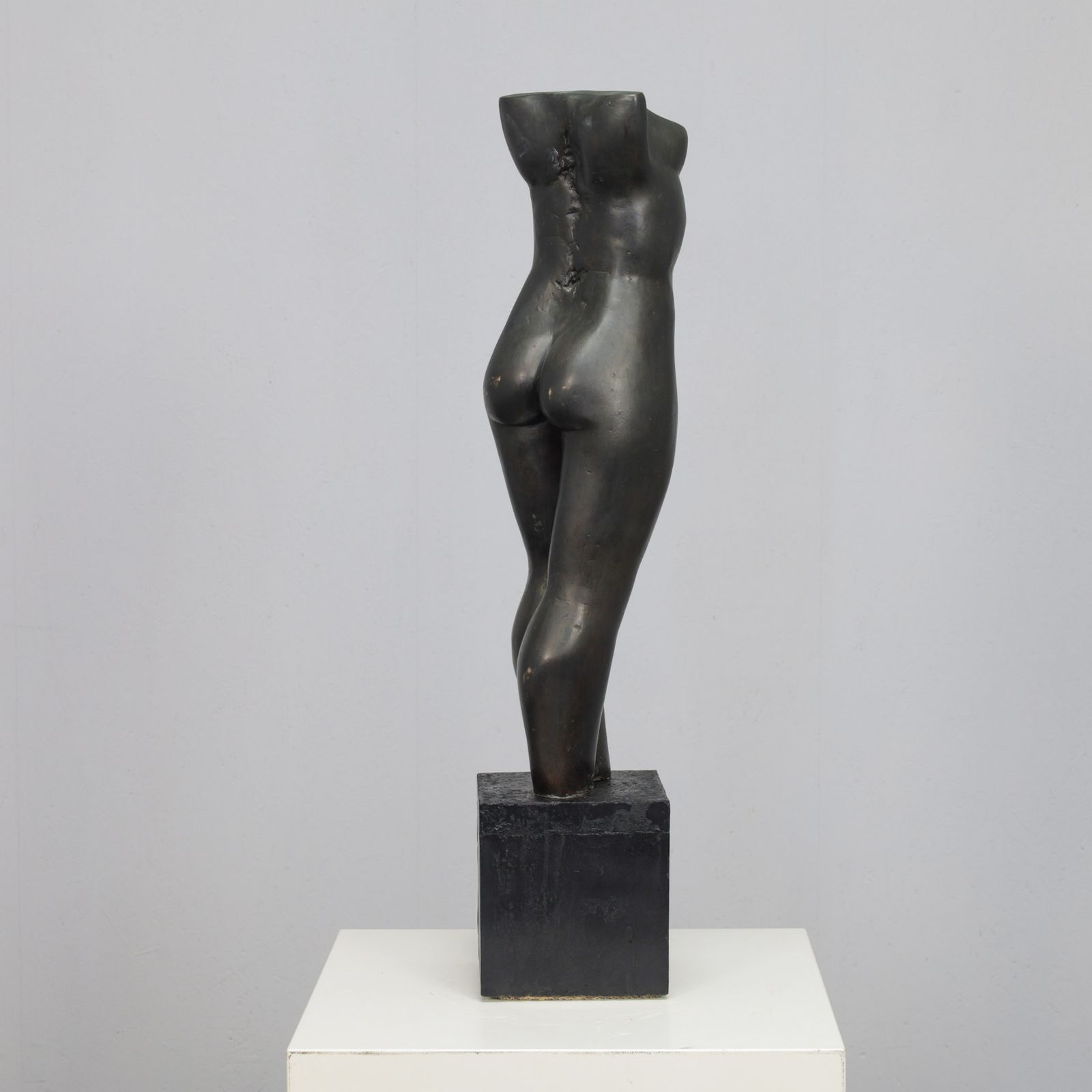Bronze Standing Female Torso Sculpture By Francine Govers, 1990s photo buy