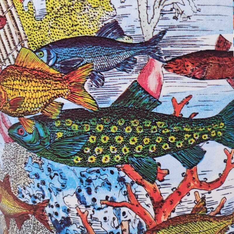 1475.0 1990s Rare "Aquarium" Floor Lamp By Piero Fornasetti For Antonangeli photo
