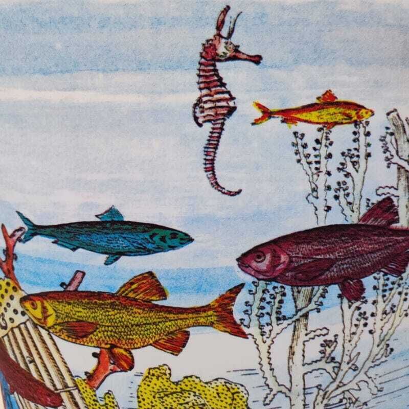 photo vinterior 1990s Rare "Aquarium" Floor Lamp By Piero Fornasetti For Antonangeli