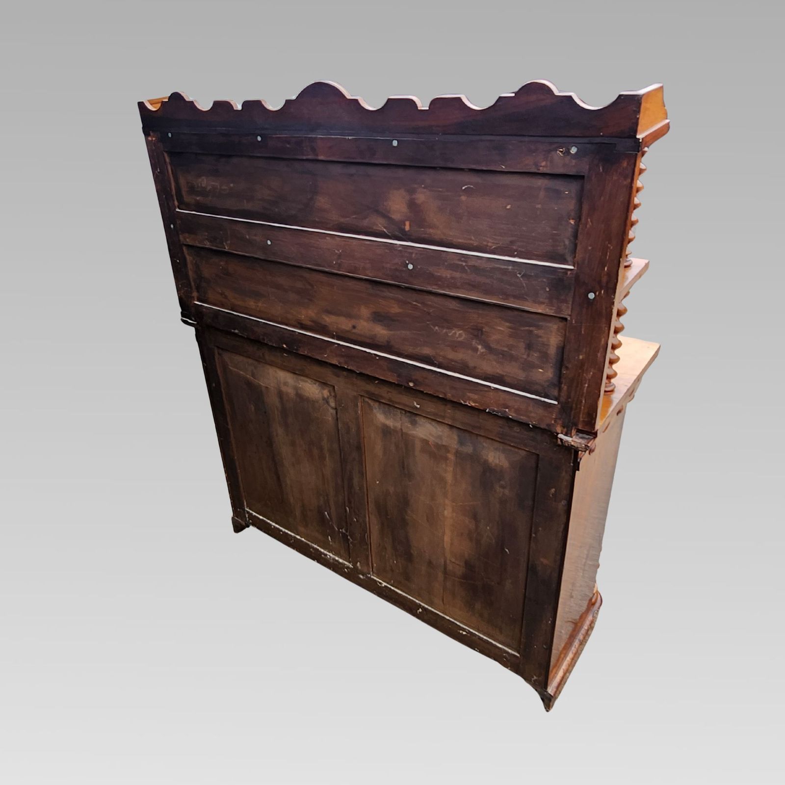 photo furniture Rare Fabulous Victorian Walnut Buffet Sideboard Dresser Bookcase C1880