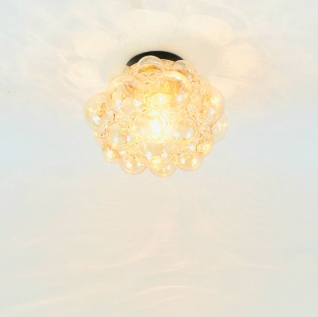 1 Of 3 Mid Century Bubble Glass Ceiling Lights By Helena Tynell For Limburg, Germany, 1970s photo 390.0