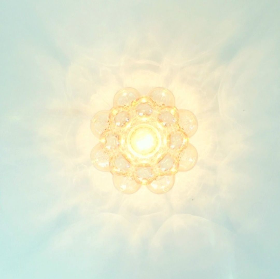 1 Of 3 Mid Century Bubble Glass Ceiling Lights By Helena Tynell For Limburg, Germany, 1970s photo buy