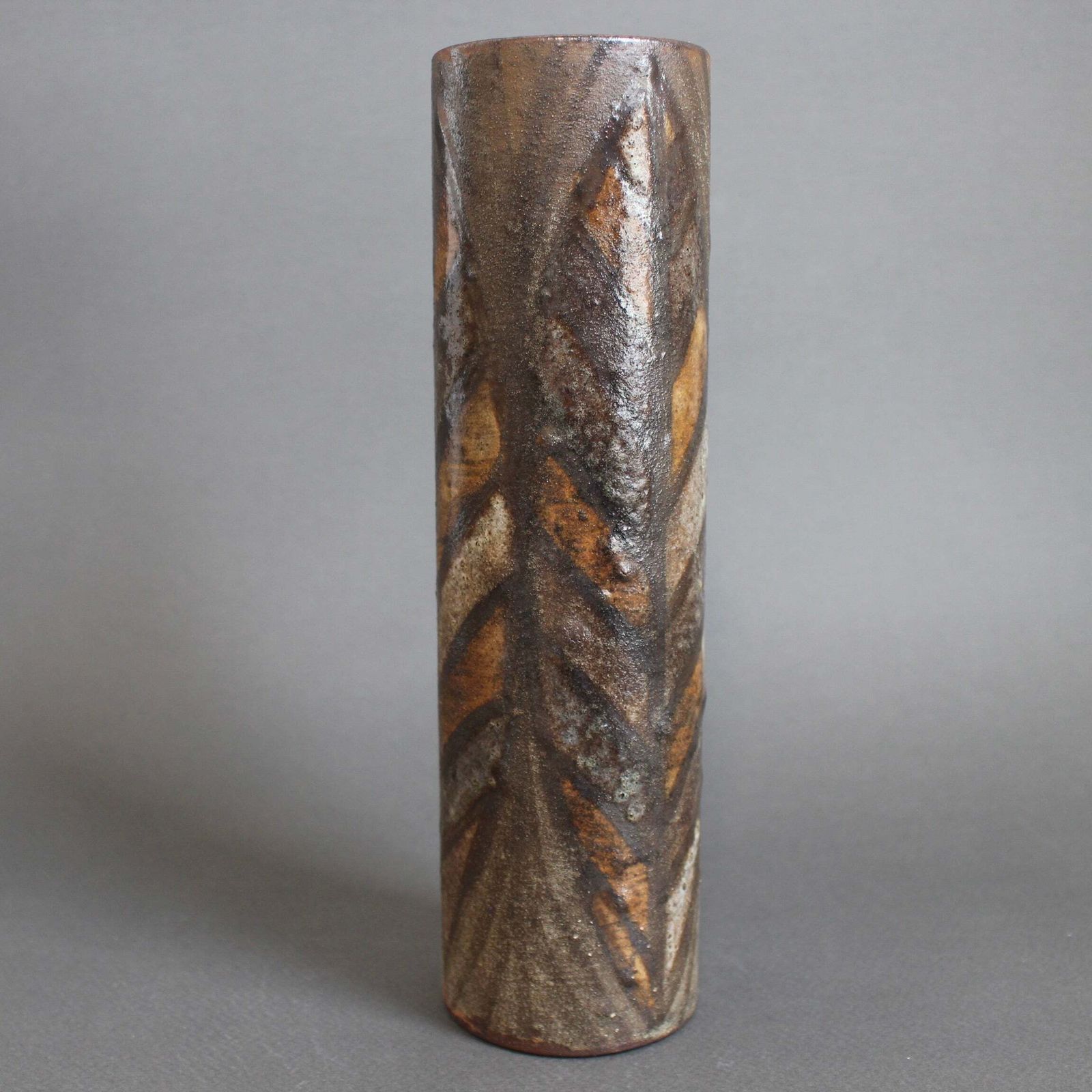 Mid Century French Ceramic Flower Vase By Alexandre Kostanda (Circa 1960s) photo Home Decor