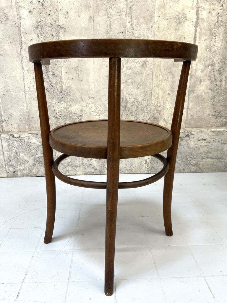 Individual Wishbone Style Bentwood Bistro Chair. photo vinterior
