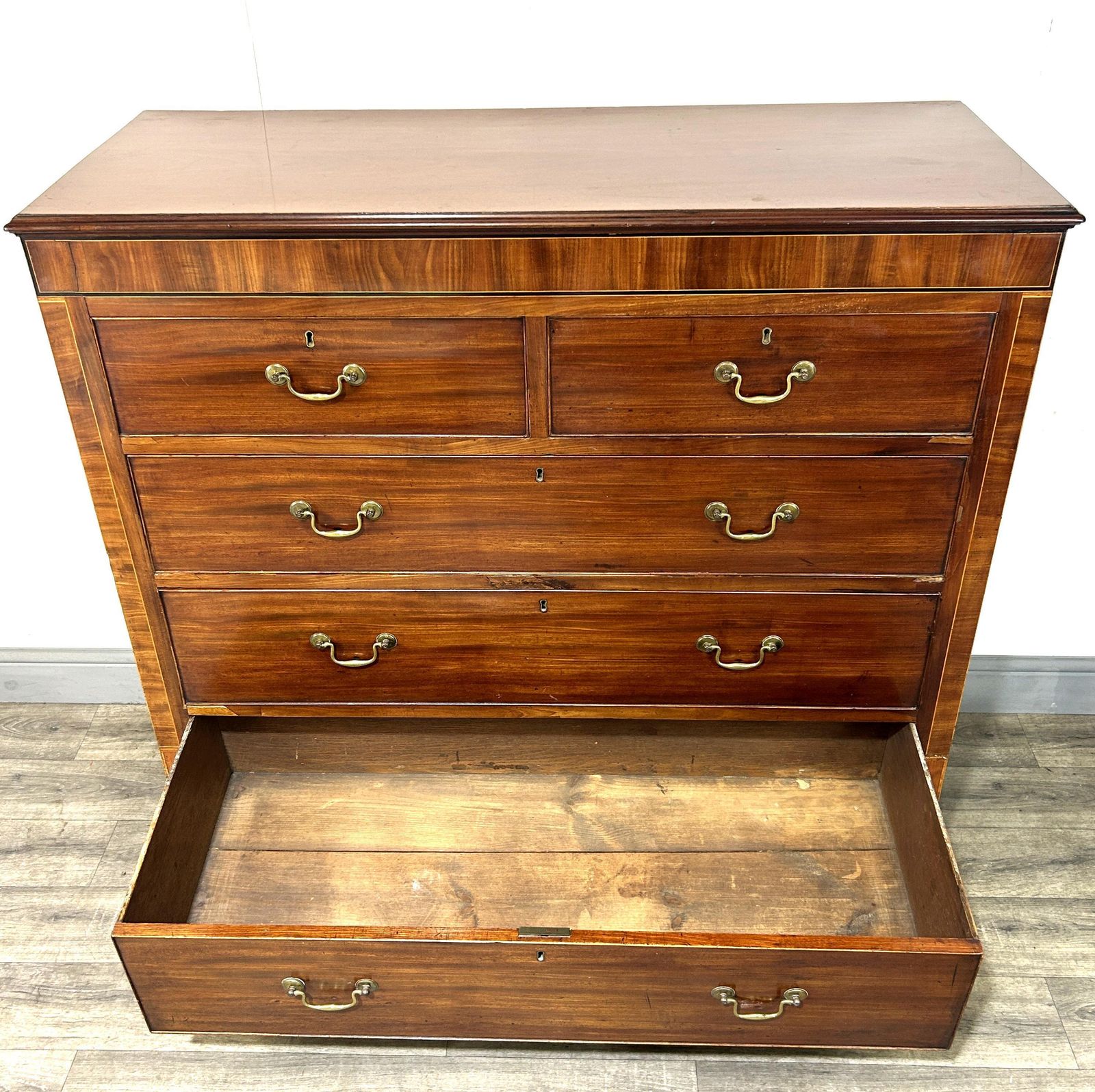 Huge Antique Georgian Mahogany Chest Of Drawers C1800. photo 895.0