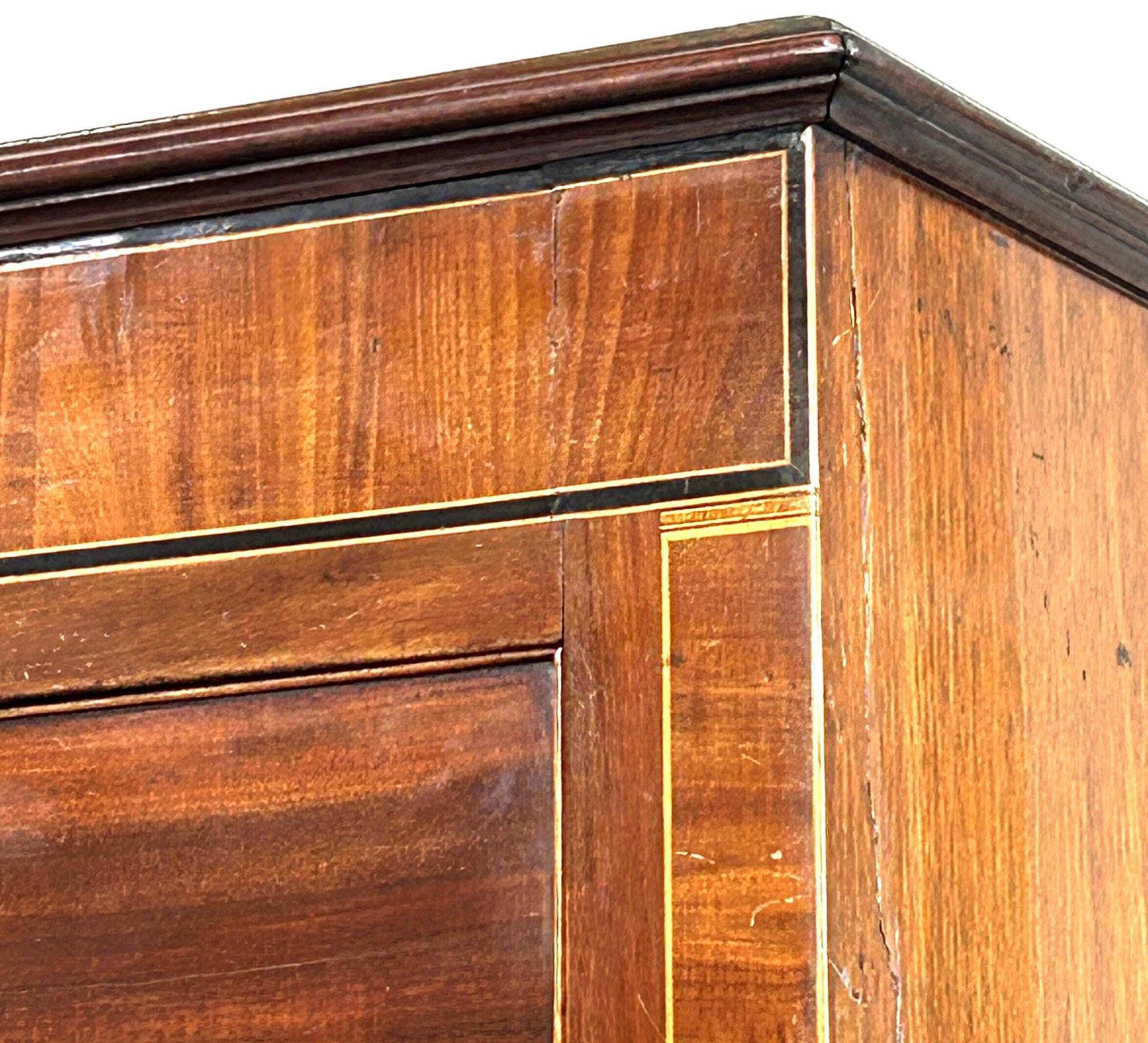 Furniture Huge Antique Georgian Mahogany Chest Of Drawers C1800. photo