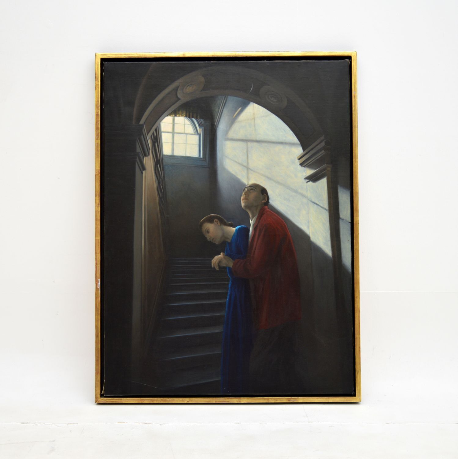 Oil Painting By Genevieve Dael – Couple IV.