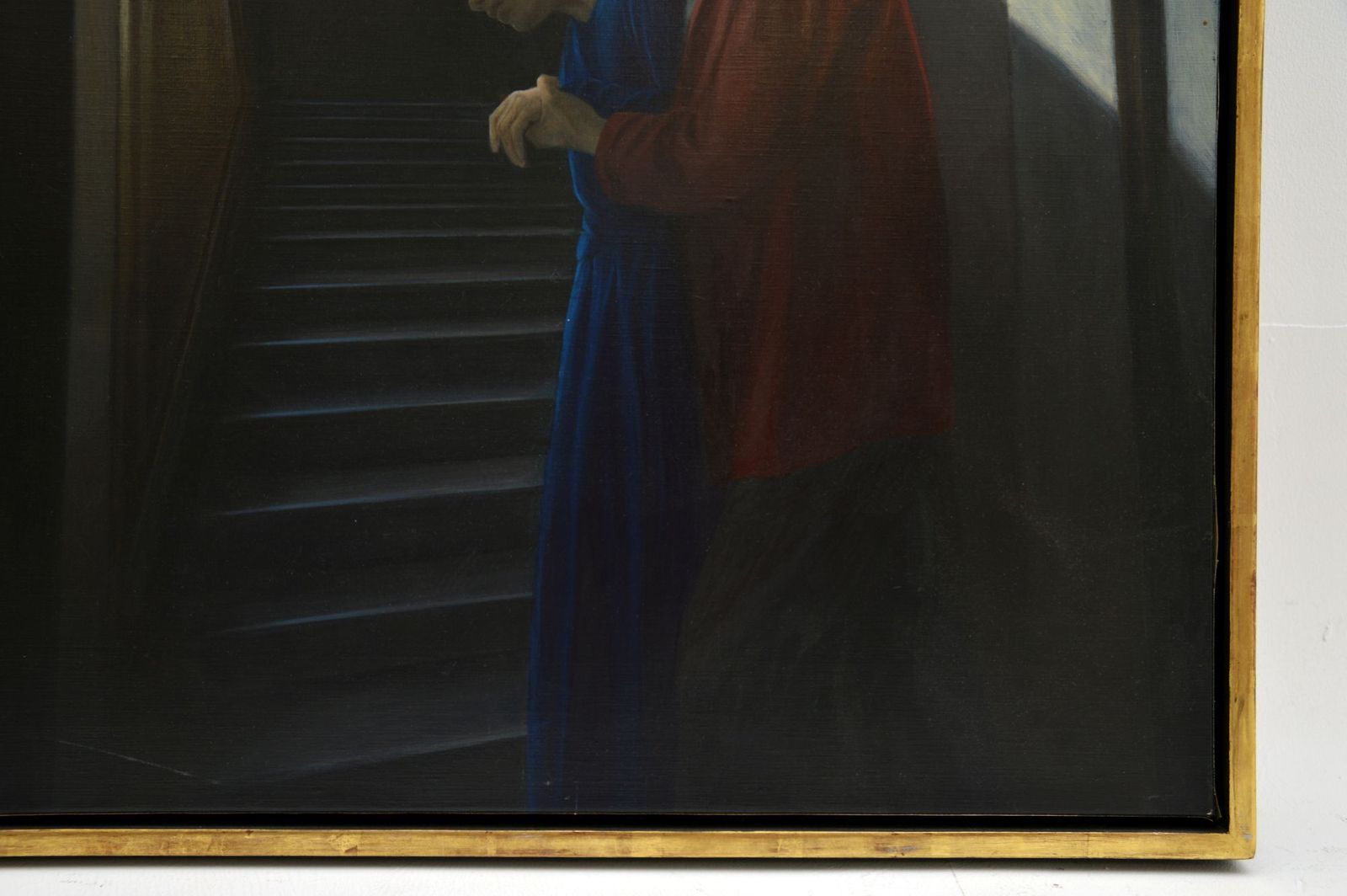 Oil Painting By Genevieve Dael – Couple IV. photo vinterior