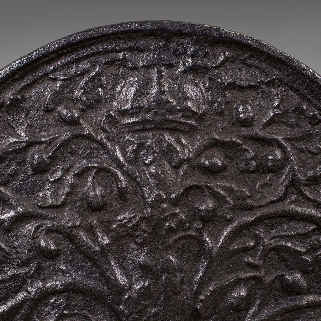 Heavy Antique Public House Fire Back, English Hearth Reflector, Georgian, C.1800. photo Home Fixtures