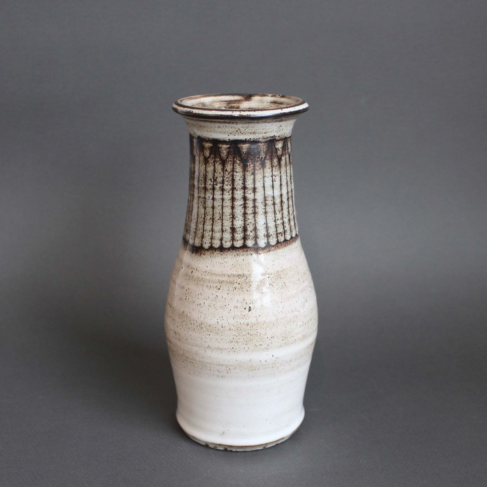Mid Century French Ceramic Vase By Jacques Pouchain   Atelier Dieulefit (Circa 1960s)