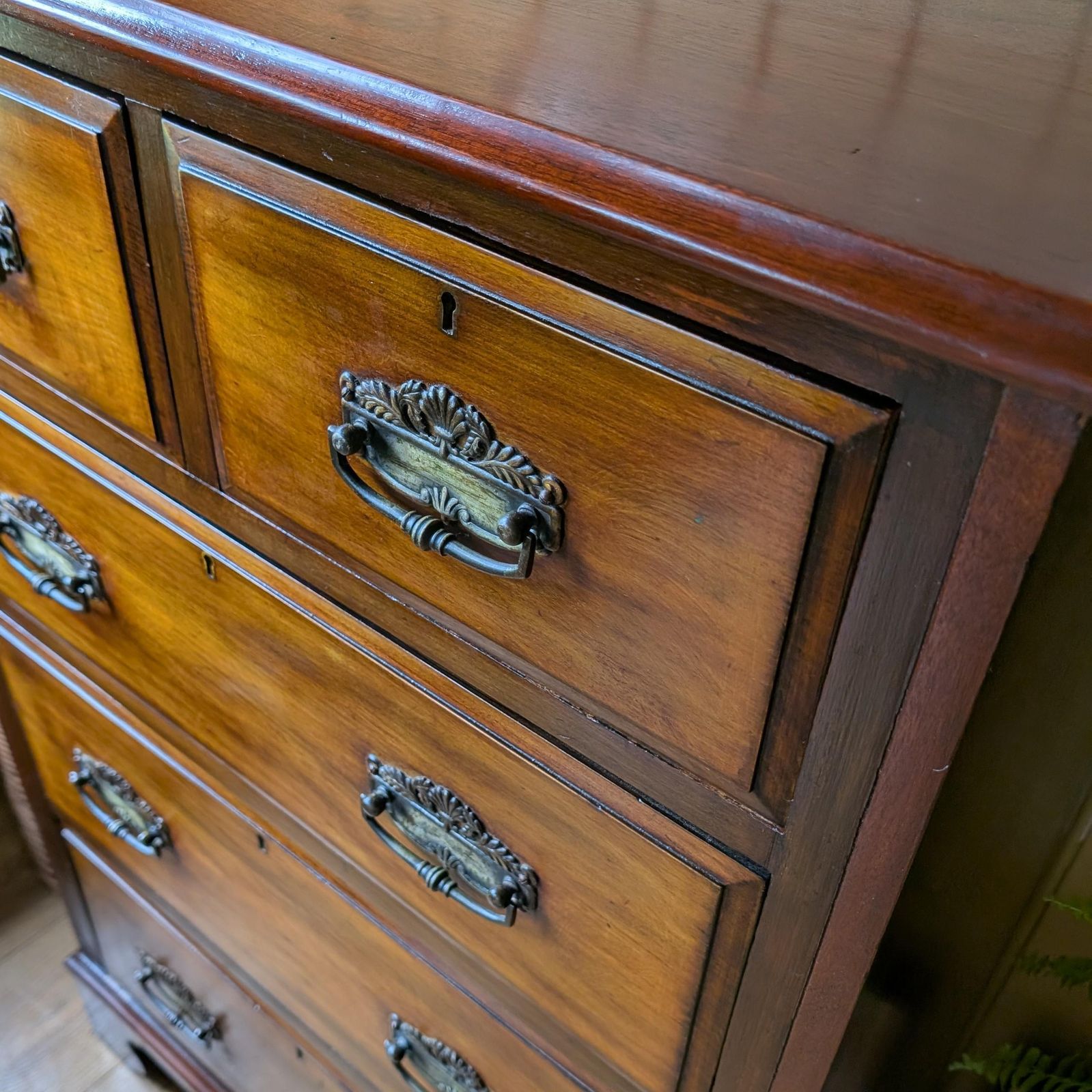 Narrow Antique Chest Of Drawers photo for sale