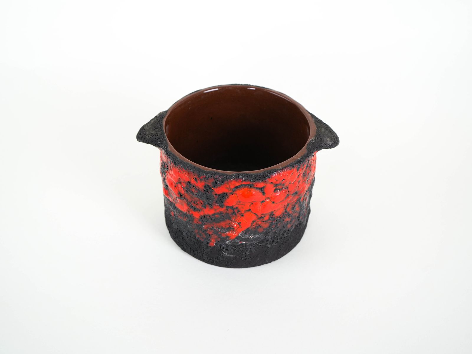 Ceramic Vase, Fat Lava, German Design, 1960s, Made In Germany photo Home Decor