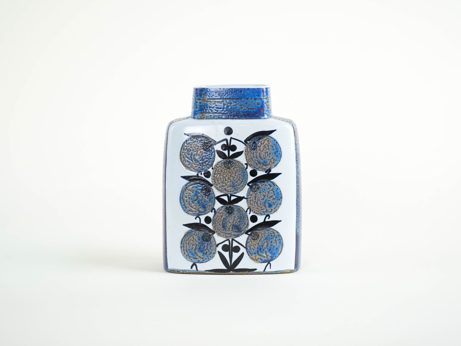 Vase en céramique, design danois, années 1960, fabriqué par Aluminia photo Décoration