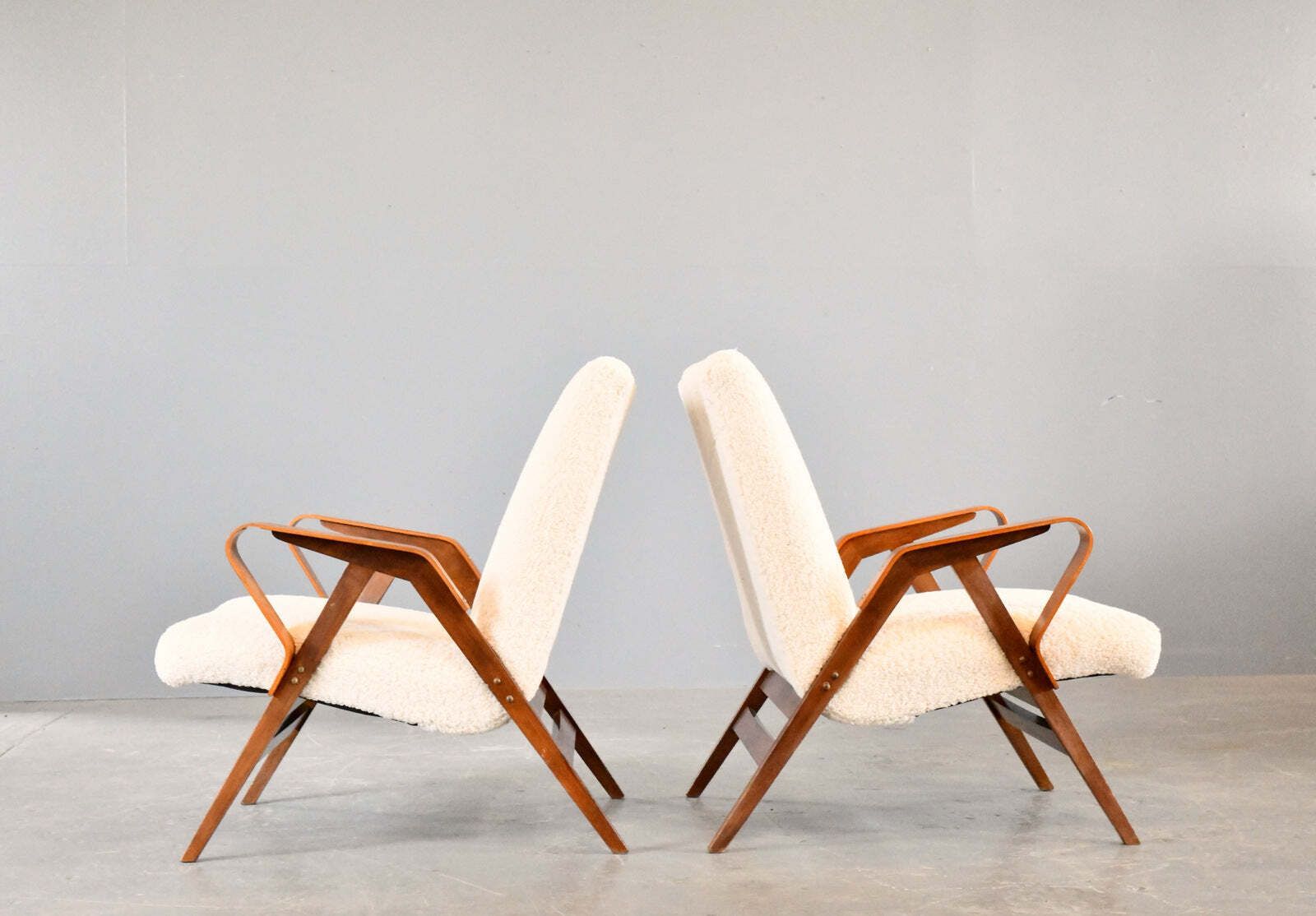 Pair Of Mid Century Armchairs By Tatra Nabytok Circa 1960s photo furniture