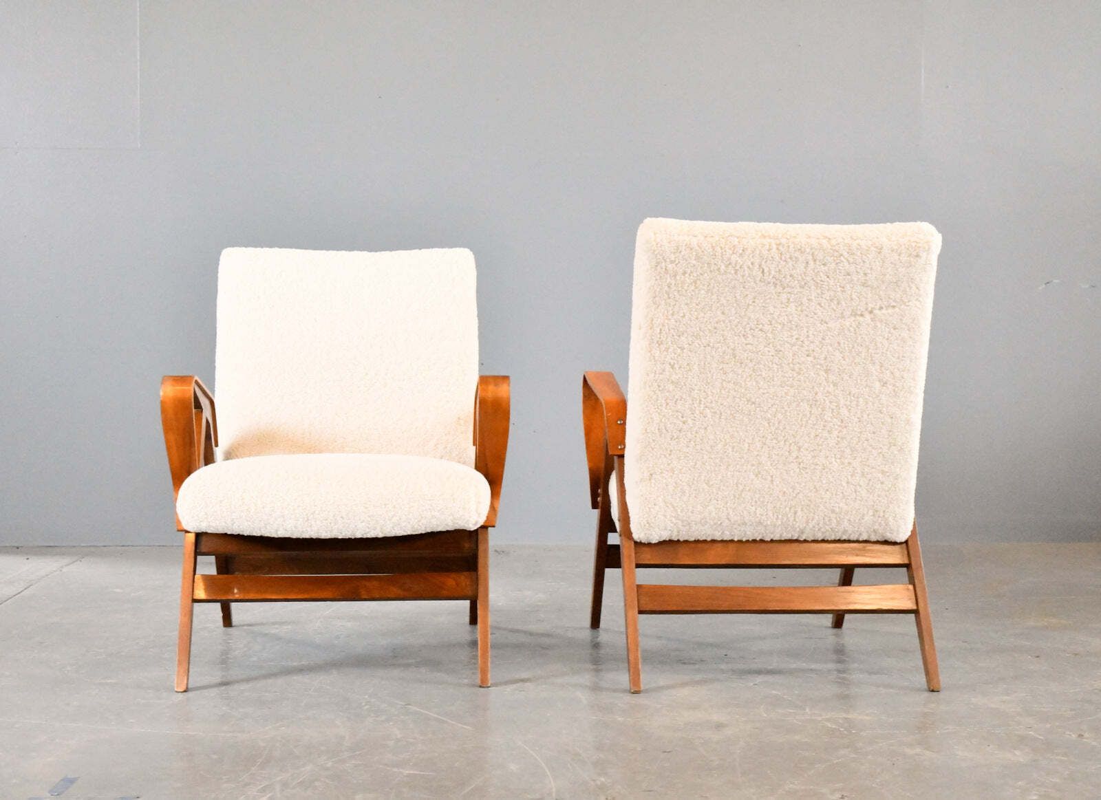 Pair Of Mid Century Armchairs By Tatra Nabytok Circa 1960s photo Furniture