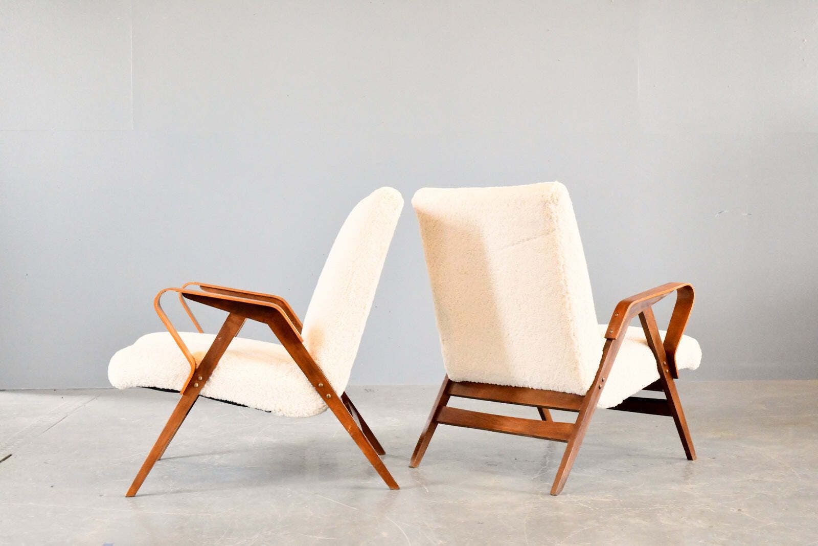 Pair Of Mid Century Armchairs By Tatra Nabytok Circa 1960s photo 1495.0